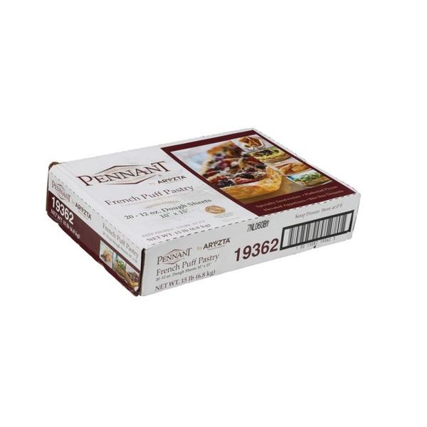 Frozen Pennant - Puff Pastry, 10x15" - 15 lbs