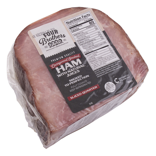 Four Brothers Cherrywood Smoked Quarter Ham Same-Day Delivery or Pickup ...