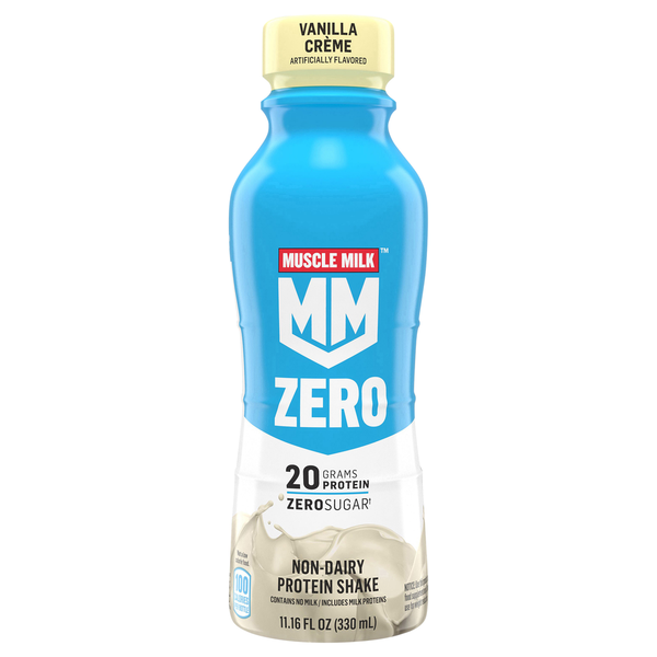 MILKSLIME MUSCLE MILK Protein Shake, Zero Sugar, Vanilla Creme Same-Day