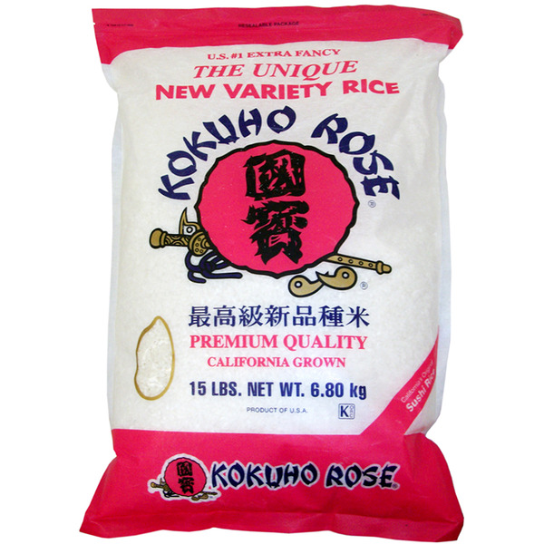 Kokuho Rose Rice, Sushi