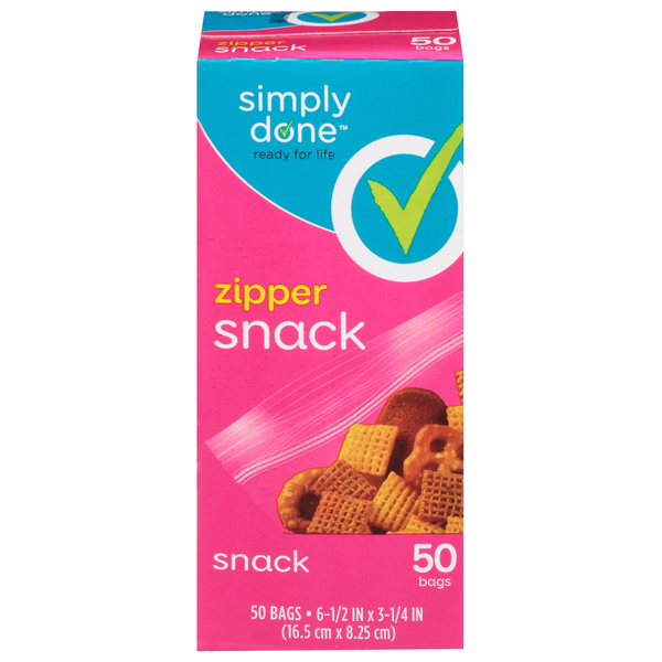 Simply Done Snack Bags, Zipper Same-Day Delivery or Pickup