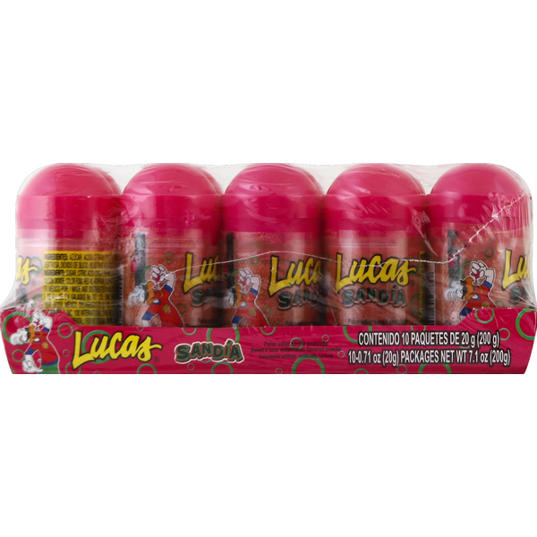 Lucas Flavored Powder, Sweet 'N Sour Watermelon