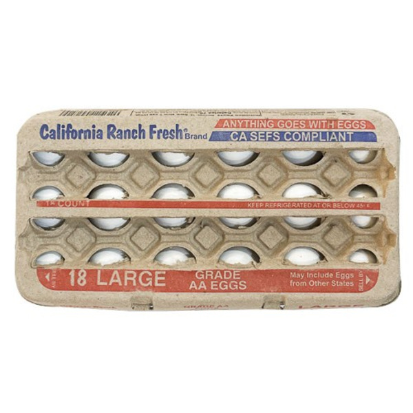 California Ranch Fresh Large White Eggs
