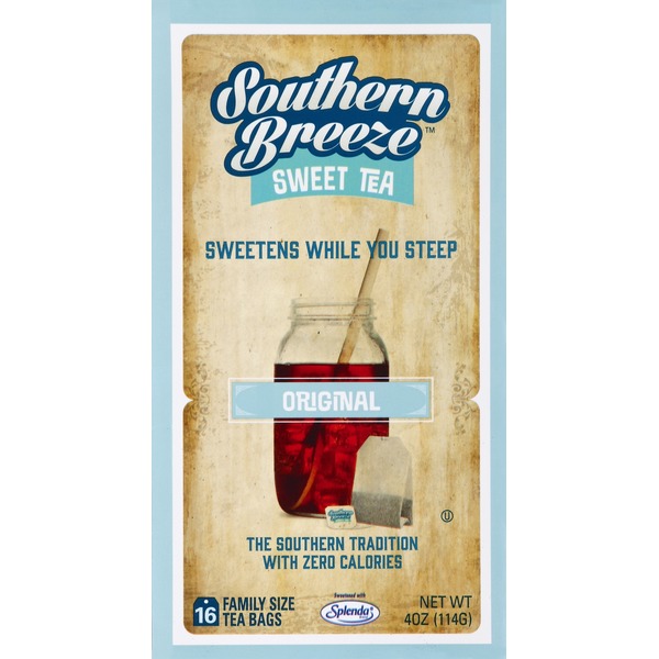 Southern Breeze Sweet Tea, Original, Family Size Tea Bags (16 each