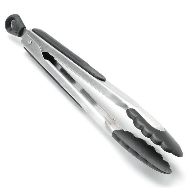 OXO Good Grips Tongs with Nylon Heads - Silver - 9"