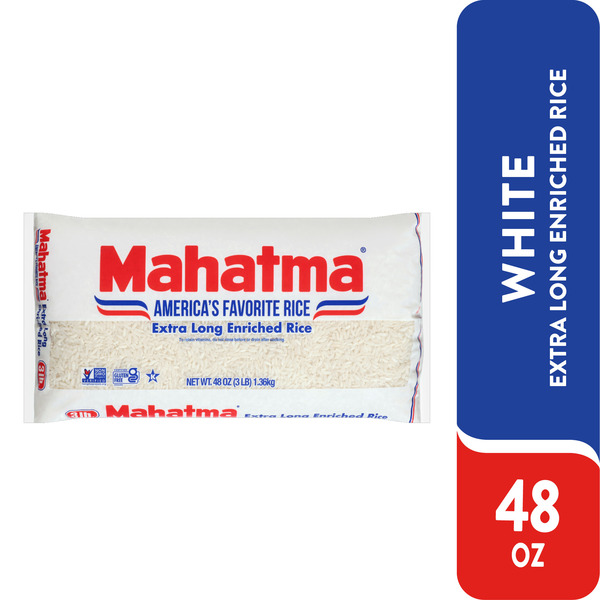 Mahatma Extra Long Grain White Rice, Enriched Rice, Gluten Free Rice, Uncooked Rice