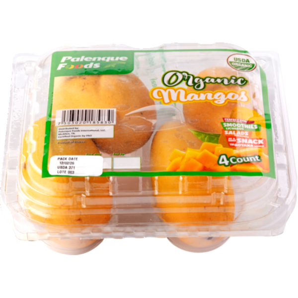 Organic Yellow Mangos 4 Count