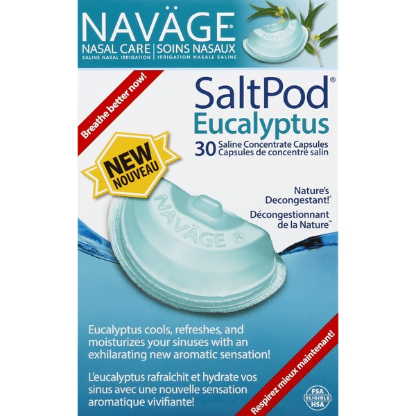 Navage Saltpod Eucalyptus Capsule 30 Each Instacart navage saltpod eucalyptus capsule 30