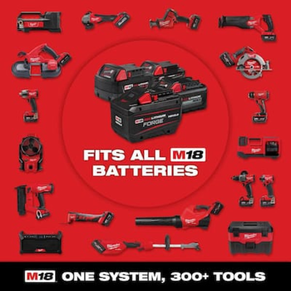 Milwaukee M18 Fuel 18v 16 In. Brushless Cordless Battery Powered String Trimmer W/quik-lok Attachment Capability & 8.0 Ah Battery