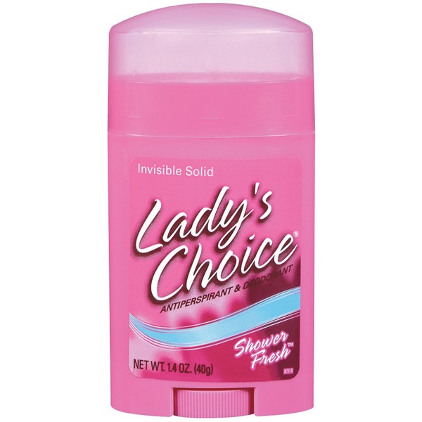 Lady's Choice Shower Fresh Invisible Solid Antiperspirant & Deodorant (1.4 oz) Instacart