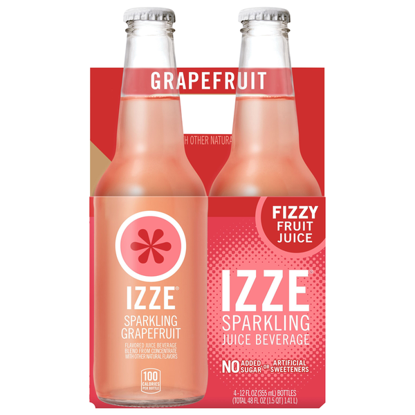 Juice=Juice バーイベ② IZZE Juice Beverage, Grapefruit, Sparkling Same-Day Delivery or