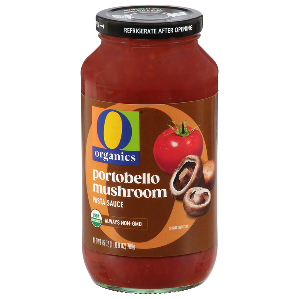O Organics Pasta Sauce, Organic, Portobello Mushroom