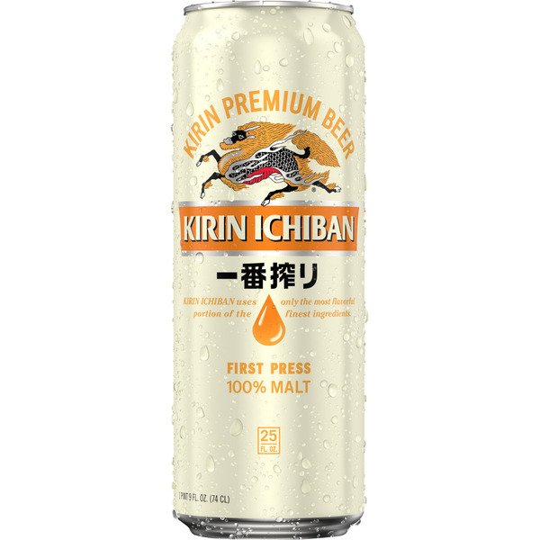 Kirin Ichiban Premium Beer, 25 Fl. Oz. Can Same-Day Delivery or