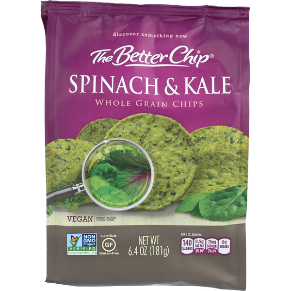 The Better Chip Spinach and Kale Chips from Whole Foods Market Instacart