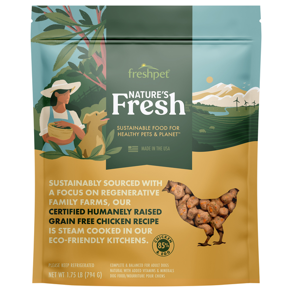 Freshpet Dog Food, Grain Free, Chicken Recipe, Adult Same-Day