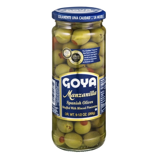 Goya Manzanilla Spanish Olives with Pimientos from Key Food Instacart