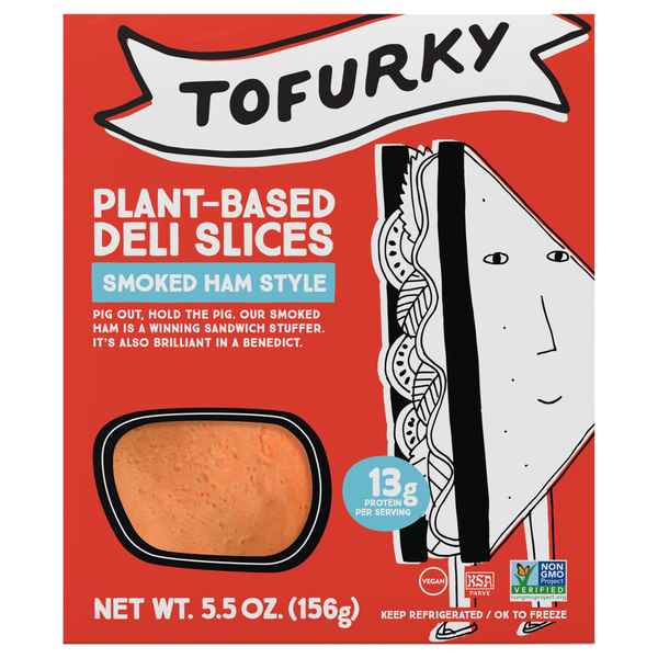 Tofurky Deli Slices, Plant-Based, Smoked Ham Style