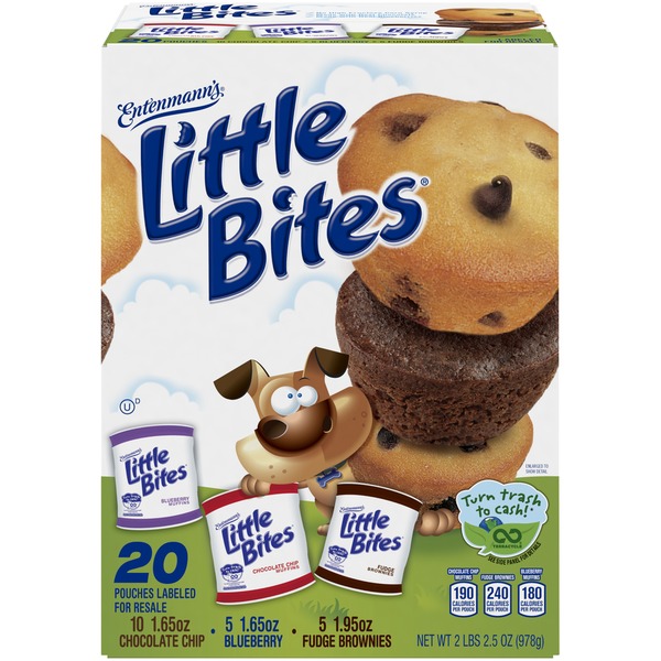 Entenmann's Chocolate Chip Muffins/Fudge Brownies/Blueberry Muffins