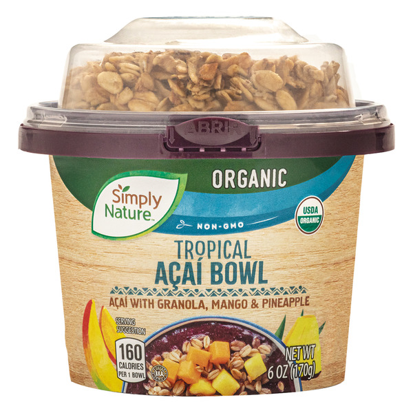 Simply Nature Tropical Acai Bowl