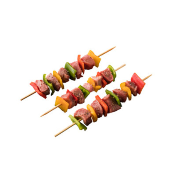 Marinated Black Pepper Beef Kabobs