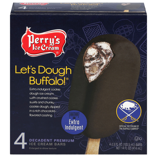 Perry's Ice Cream Ice Cream Bars, Let's Dough Buffalo, Decadent
