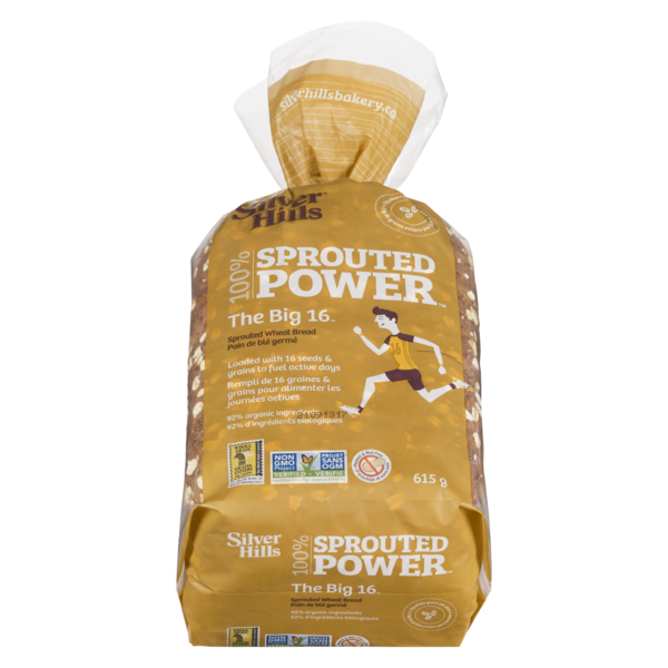 Silver Hills Bakery Bread, Wheat, Sprouted, The Big 16 (22 oz) from