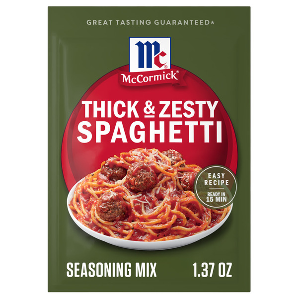 McCormick Thick And Zesty Spaghetti Sauce Seasoning Mix Same-Day