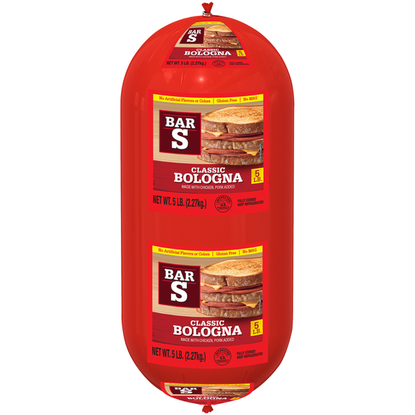 Bar-S Classic Bologna Chub Deli-Style Lunch Meat Same-Day Delivery