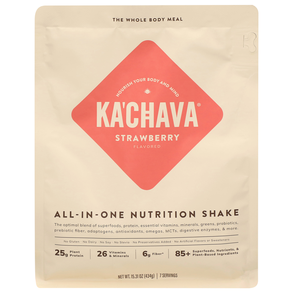 Ka'Chava All-in-One Strawberry Flavored Nutrition Shake