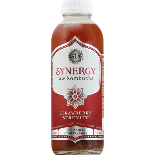 GTs Kombucha, Strawberry Serenity (16 oz) from Safeway Instacart