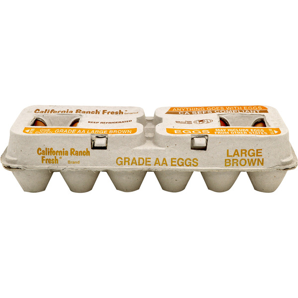 Hidden Villa Ranch California Ranch Fresh Large Brown Eggs