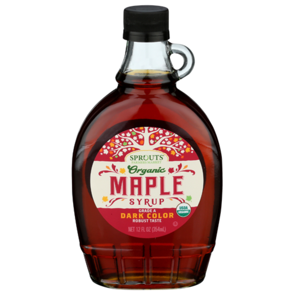 Sprouts Organic Grade A Dark Amber Maple Syrup Same-Day Delivery