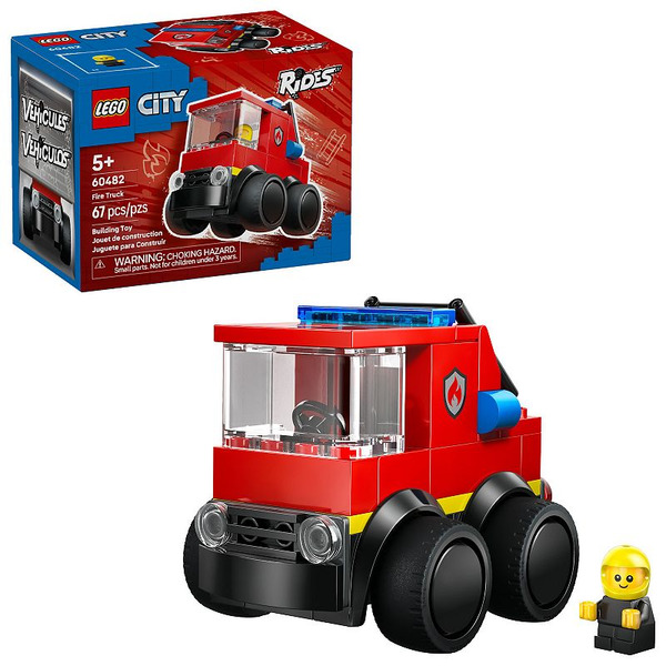 LEGO City Fire Truck Building Toy Set 60482