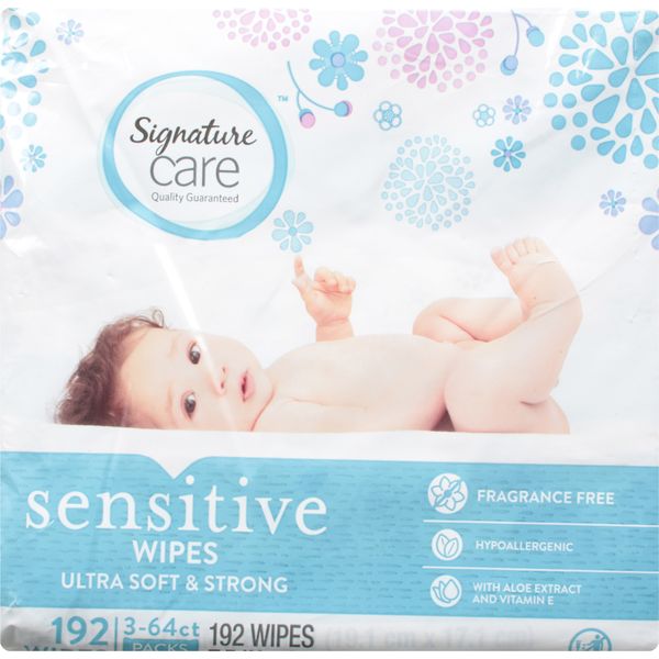 Signature Care Wipes, Sensitive