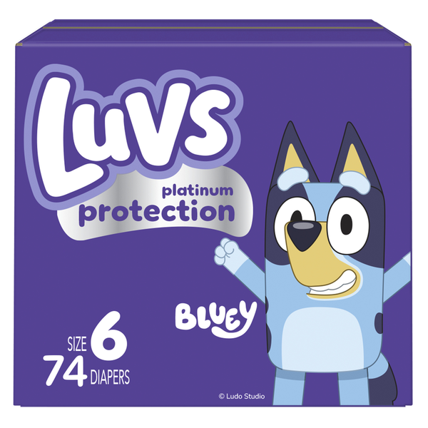 Luvs Platinum Protection Baby Diapers, Size 6