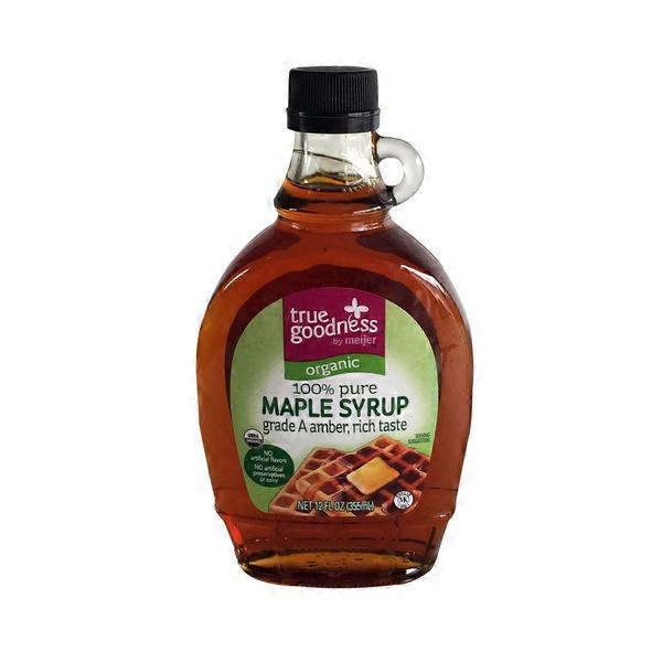 Meijer True Goodness Organic 100 Pure Maple Syrup (12 fl oz) Instacart