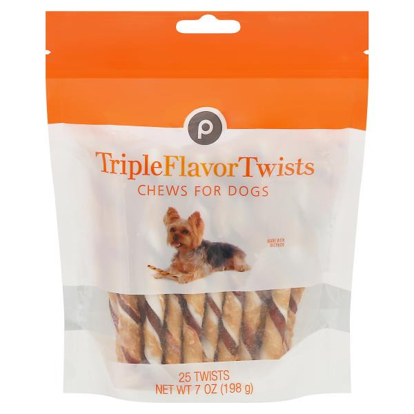 Publix Chews for Dogs, Triple Flavor, Twists Same-Day Delivery or