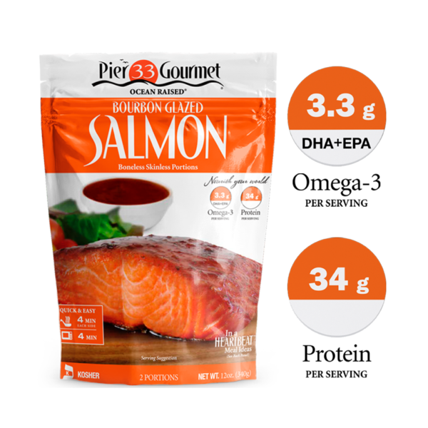 Pier 33 Salmon, Bourbon Glazed Same-Day Delivery or Pickup