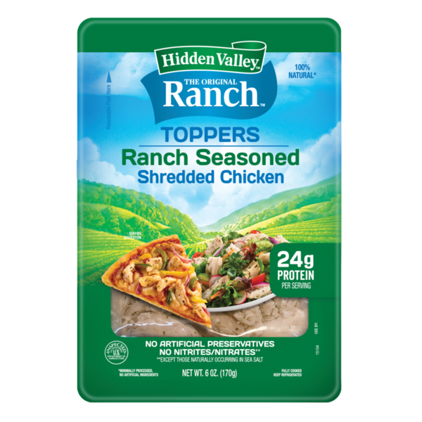 Hidden Valley Toppers Ranch Seasoned Shredded Chicken