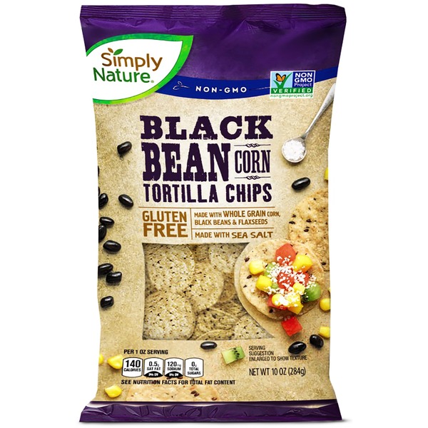 ALDI Simply Nature Black Bean Corn Tortilla Chips SameDay Delivery or