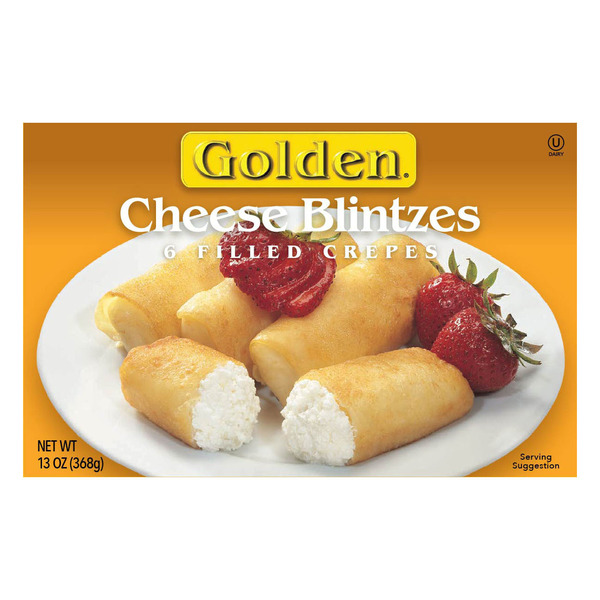 Golden Cheese Blintzes, Filled Crepes Same-Day Delivery or Pickup