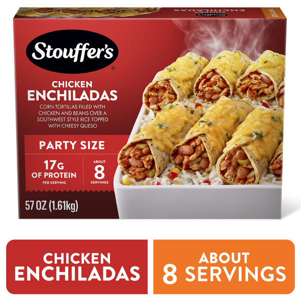 Stouffer's Chicken Enchiladas Party Size Frozen Enchiladas Party Size Frozen Meals