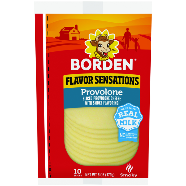 Borden Slices, Smoked Provolone