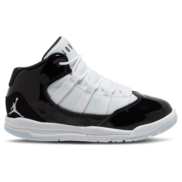 Jordan Boys' Little Kids' Max Aura Basketball Shoes, Size 2 - Black/White