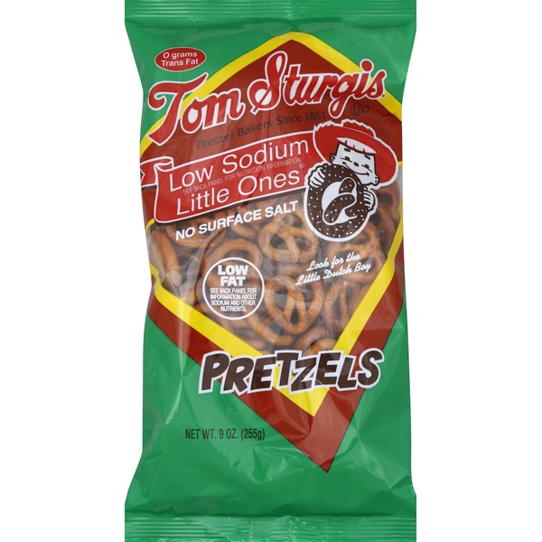 Tom Sturgis Pretzels, Little Ones, Low Sodium (9 oz) Instacart