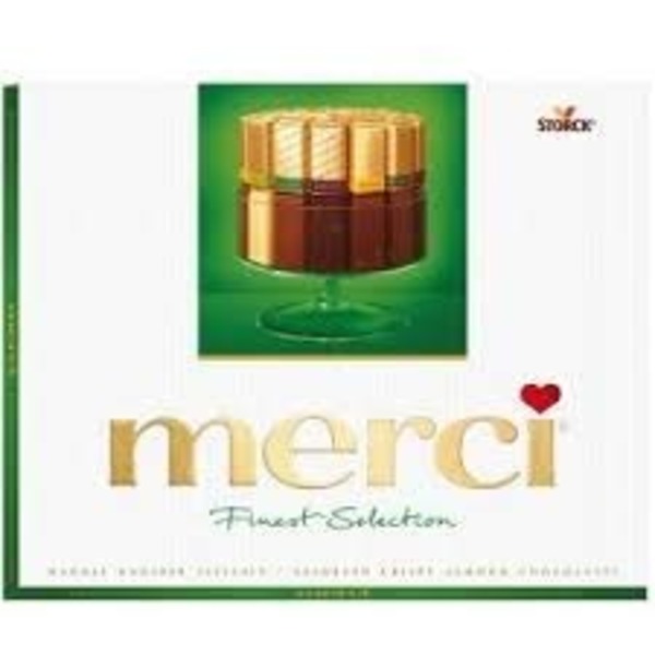 merci Finest Assorted Almond Chocolate Candy Gift Box Same-Day