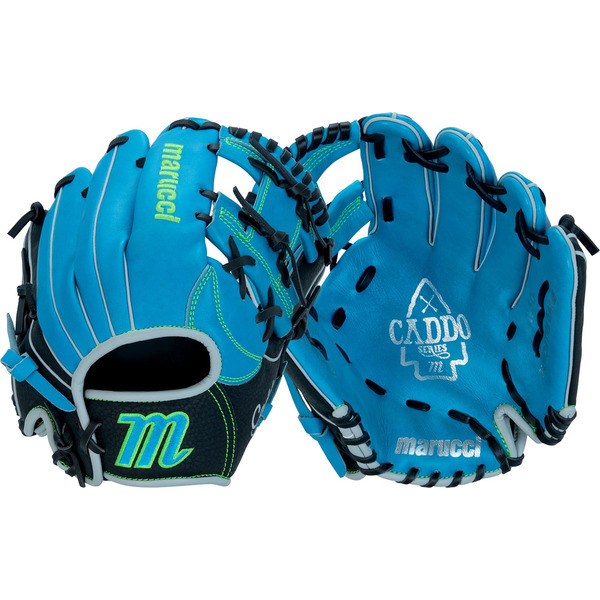 Marucci Youth S Type Caddo Series Glove, 11.5 Inch, Left Hand Throw - Blue/Black