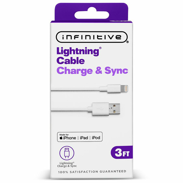 Walgreens Infinitive 3' Charge & Sync Cable With Lightning Connector