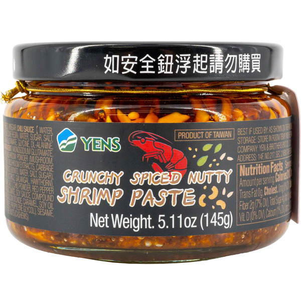 Yens Crunchy Spiced Nutty Shrimp Paste