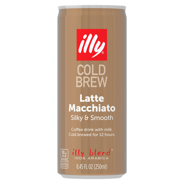 illy Coffee Drink, Latte Macchiato, Cold Brew